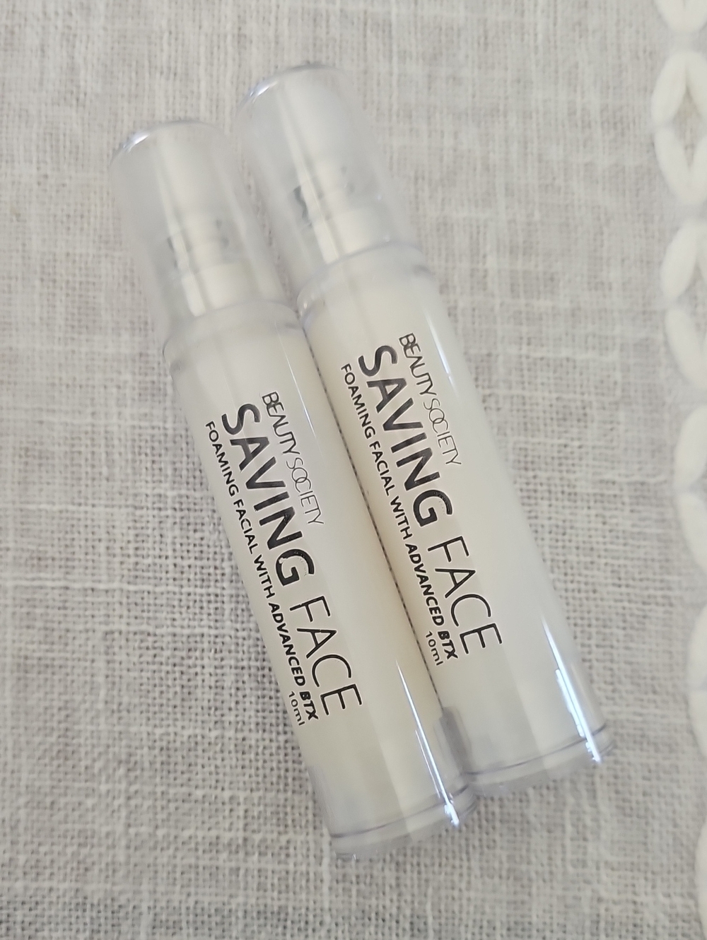 Beauty Society - Saving Face Foaming Facial Travel Size - NWT